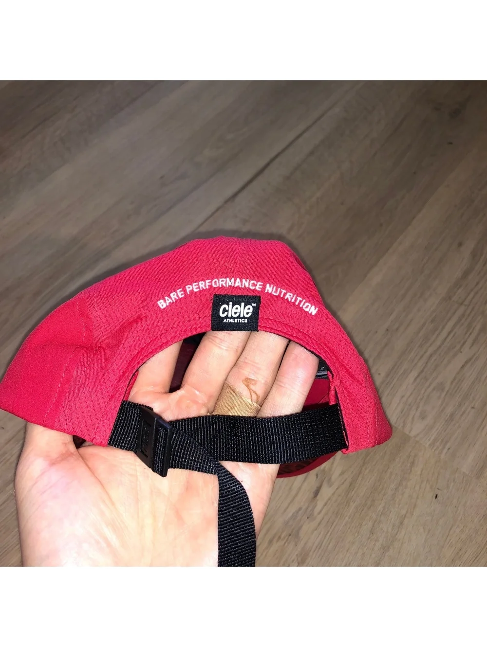 Ciele x BPN Go One More 5 Panel Hat Cap Red Bare Performance Nutrition Running